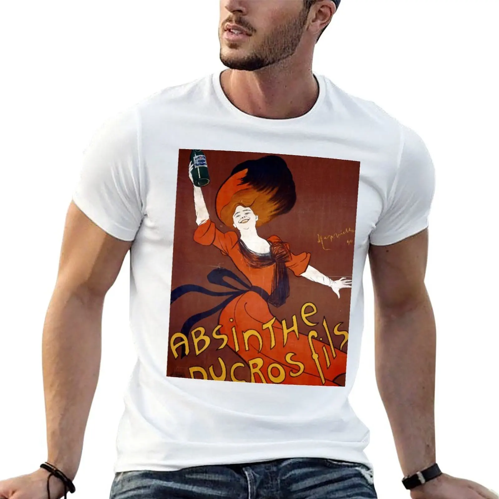 Vintage poster - Absinthe Ducros fils by Kappiello T-Shirt Casual Loose Fit Short Sleeve T-Shirt