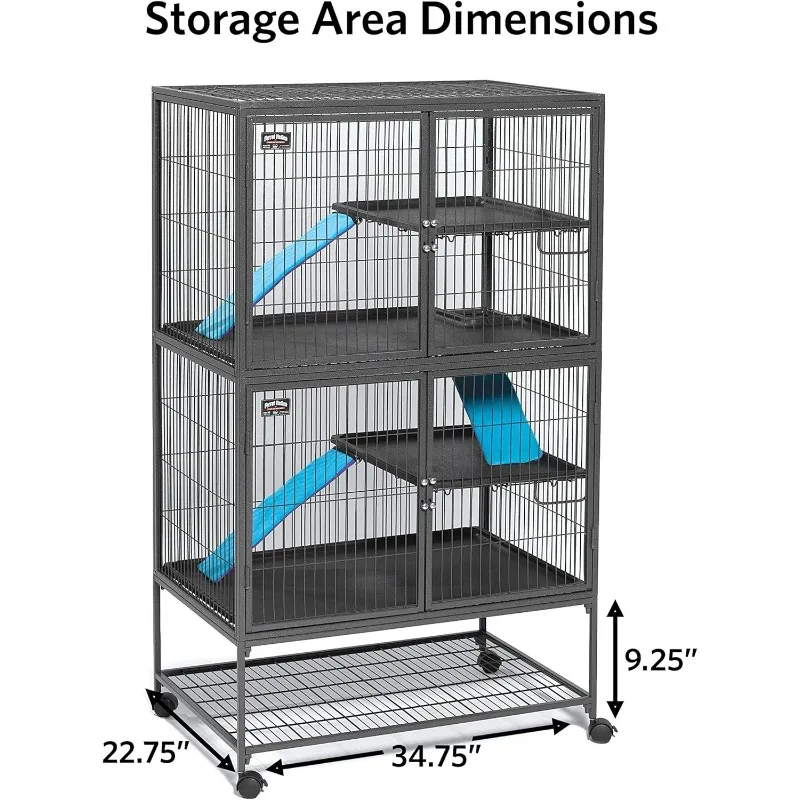Pets 182 Ferret Nation Double Story Unit,