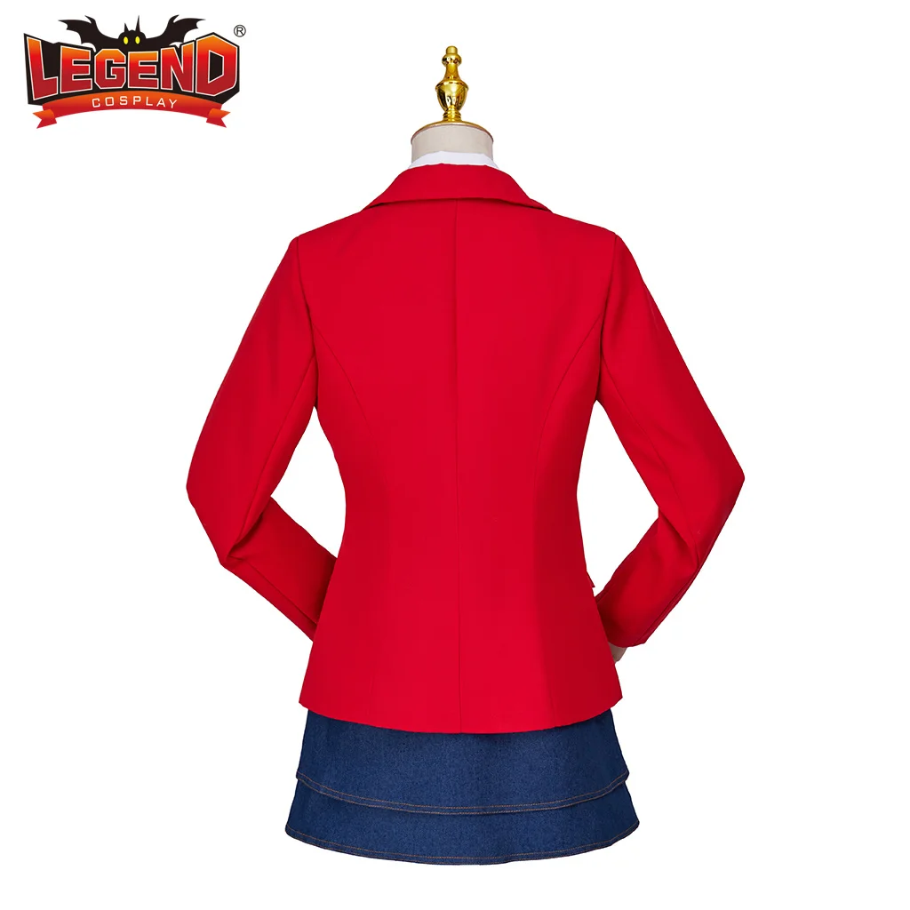 Disfraz de Rebel para hombre y mujer, traje de uniforme escolar, RBD, REBEL, camisa, chaqueta, falda, corbata roja