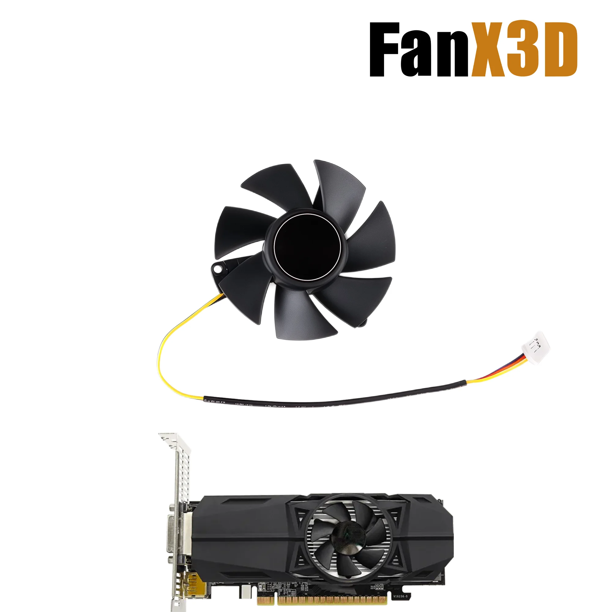 FS1250-S2053A Cooling Fan For Application Scenarios GIGABYTE GTX 1050 GT 1030 Low Profile GV-N730 710 46MM Graphics Video Card