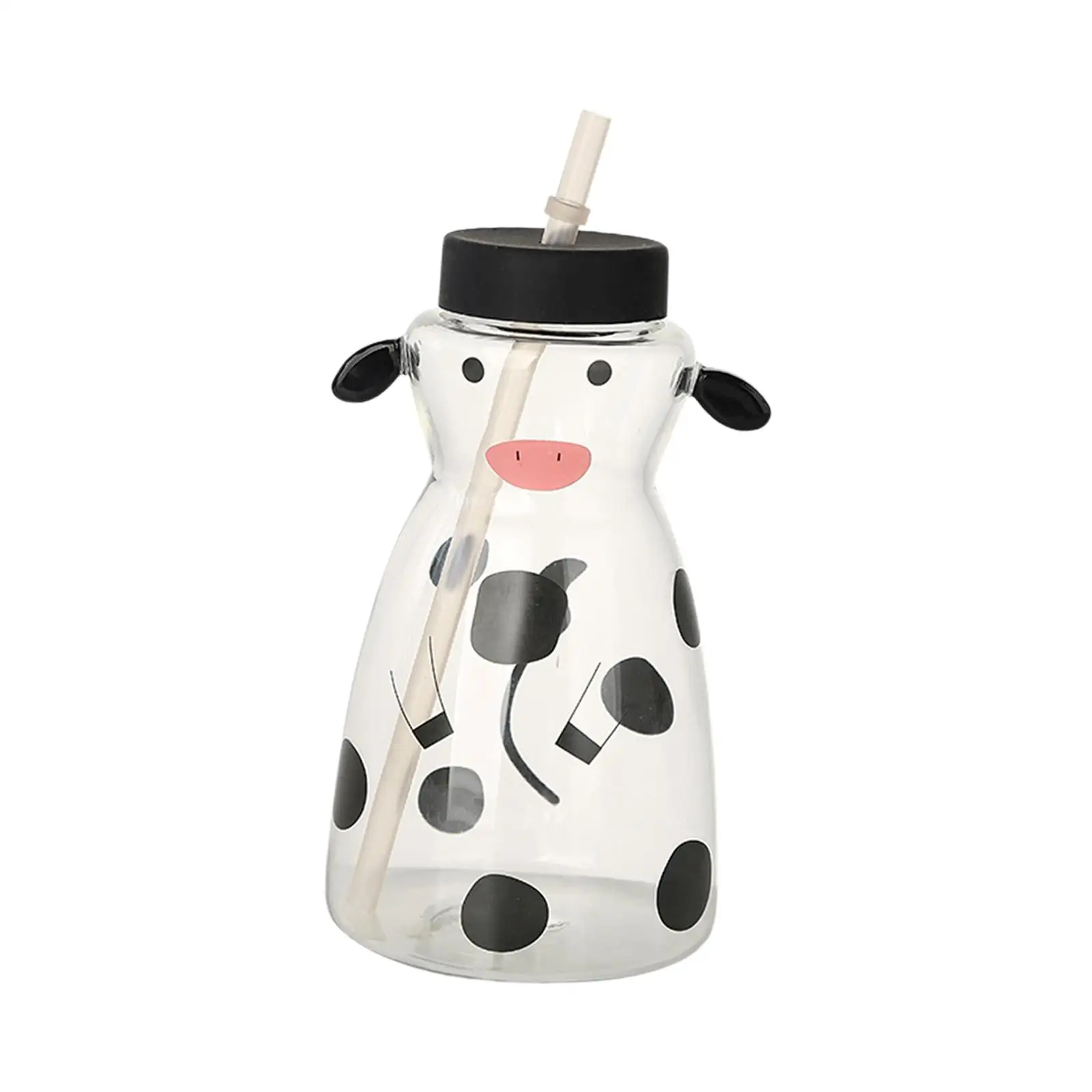Glass Cup Coffee Mug Beverage Tumbler Cup Cow Water Bottle Daughter Gift