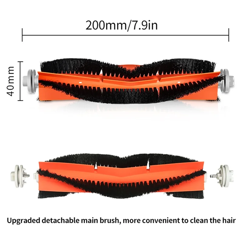 A006-rolamento escova aspirador de pó escova de rolamento para dreame d9 bot l10 pro para trouver lds finder robô peças reposição acessórios