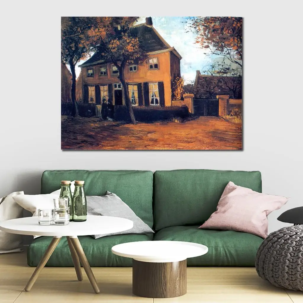 

Modern Art The Vicarage at Nuenen by Vincent Van Gogh Paintings for Living Room Hand Painted High Quality