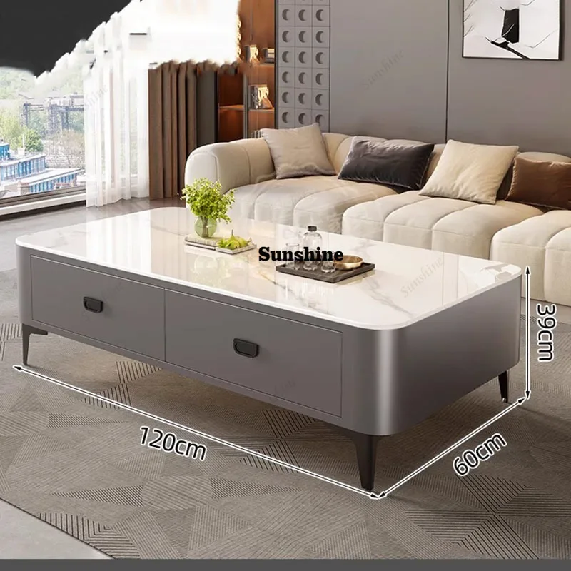 

Дизайнерский журнальный столик в винтажном стиле, премиум-класса, эстетичный, элегантный, приставной столик в скандинавском стиле, компактный складной столик, мебель для дома FT