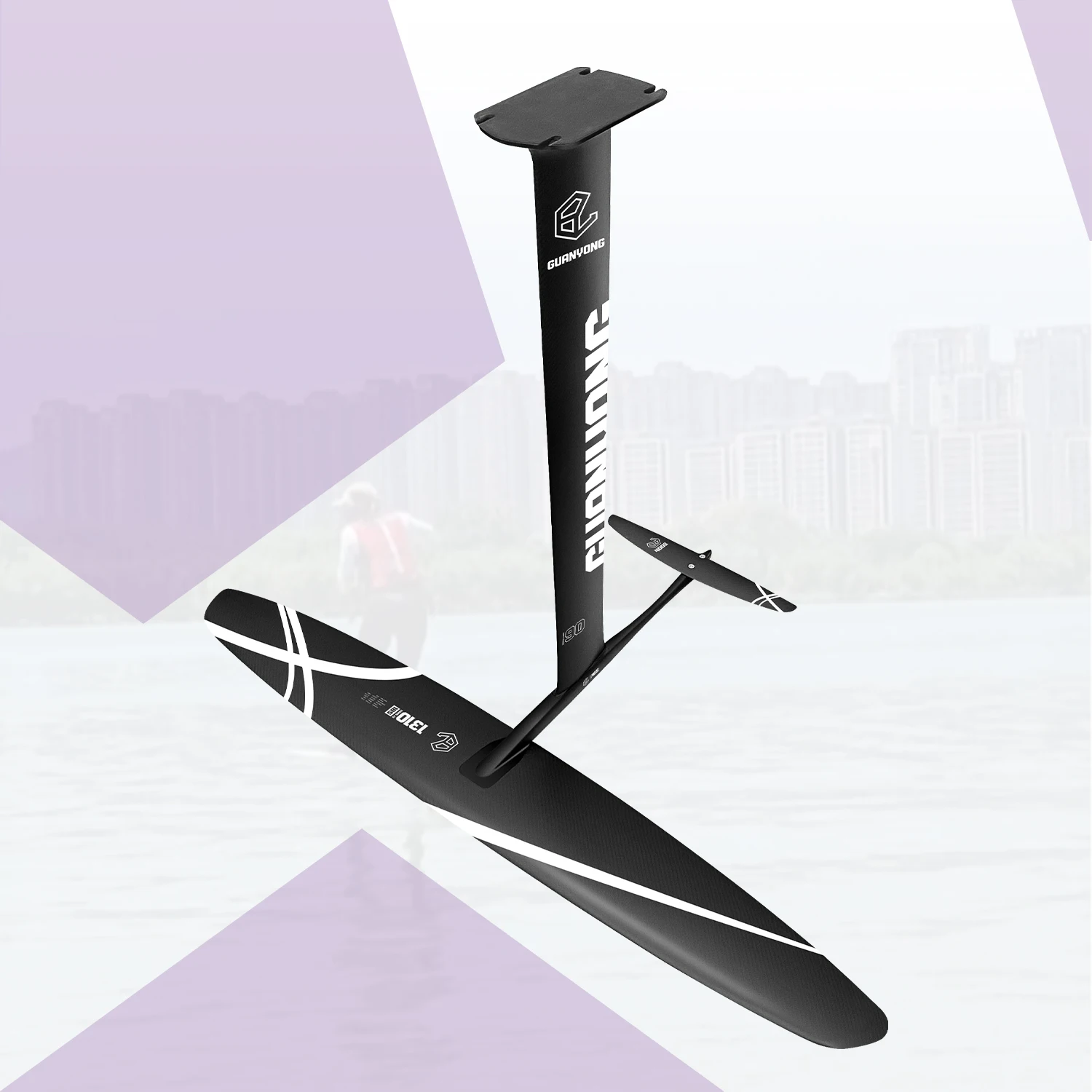 

GY-1310 Front Wing 2011 square centimeters Carbon fiber hydrofoil Entry-level windsurfing SUP board Surfing