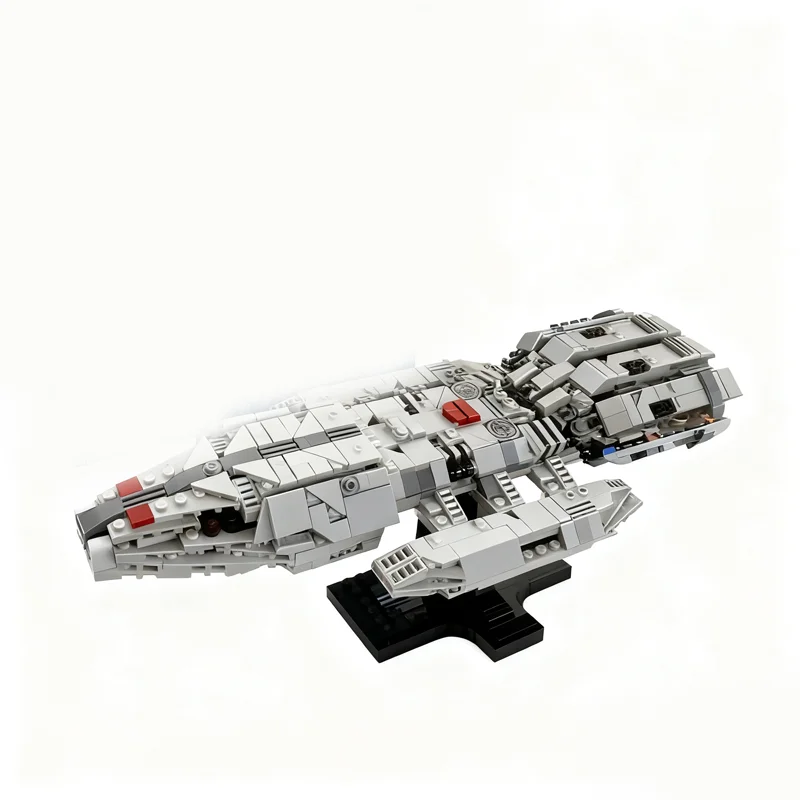 727 pçs moc battlestar pegasus midi escala ícones modelo blocos de construção brinquedo presentes natal arquitetura idéia educação tijolo