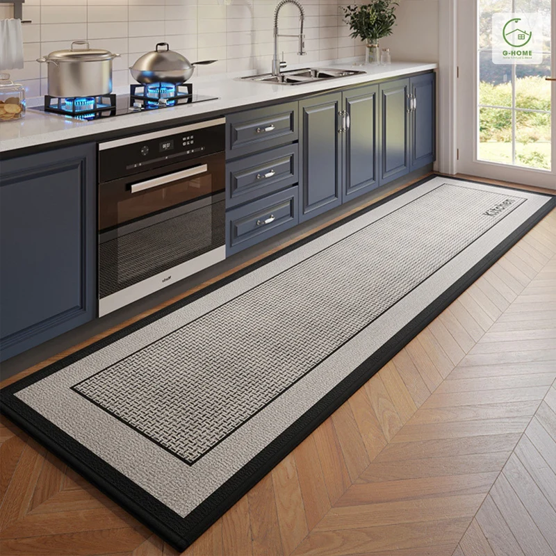 

Carpet for Kitchen Floor Mat Runner Rug Solid Color Carpet Long Foot Mats Minimalist Style Home Decoration Rugs 주방 바닥 매트