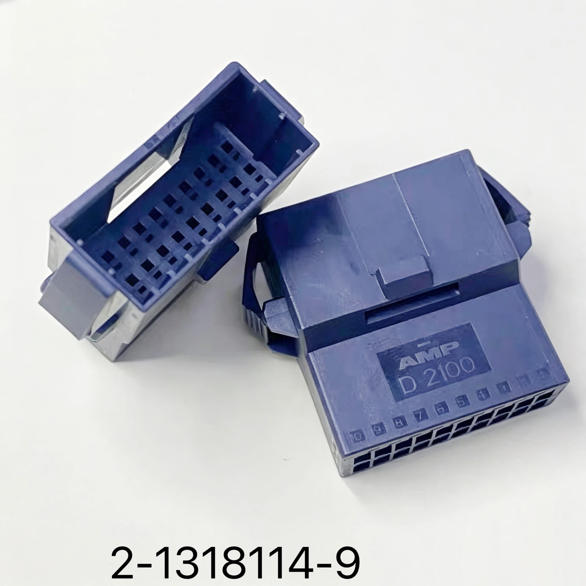 2-1318114-9 TE pitch 2.50mm 20P 2 row Black wire-to-wire connector