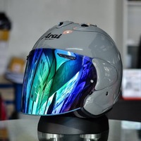 VZ-RAM Bright Gray Half Helmet Unisex Motorcycle Off-Road SZ-R VAS Helmet Downhill Racing Mountain Cross Casco Capacete