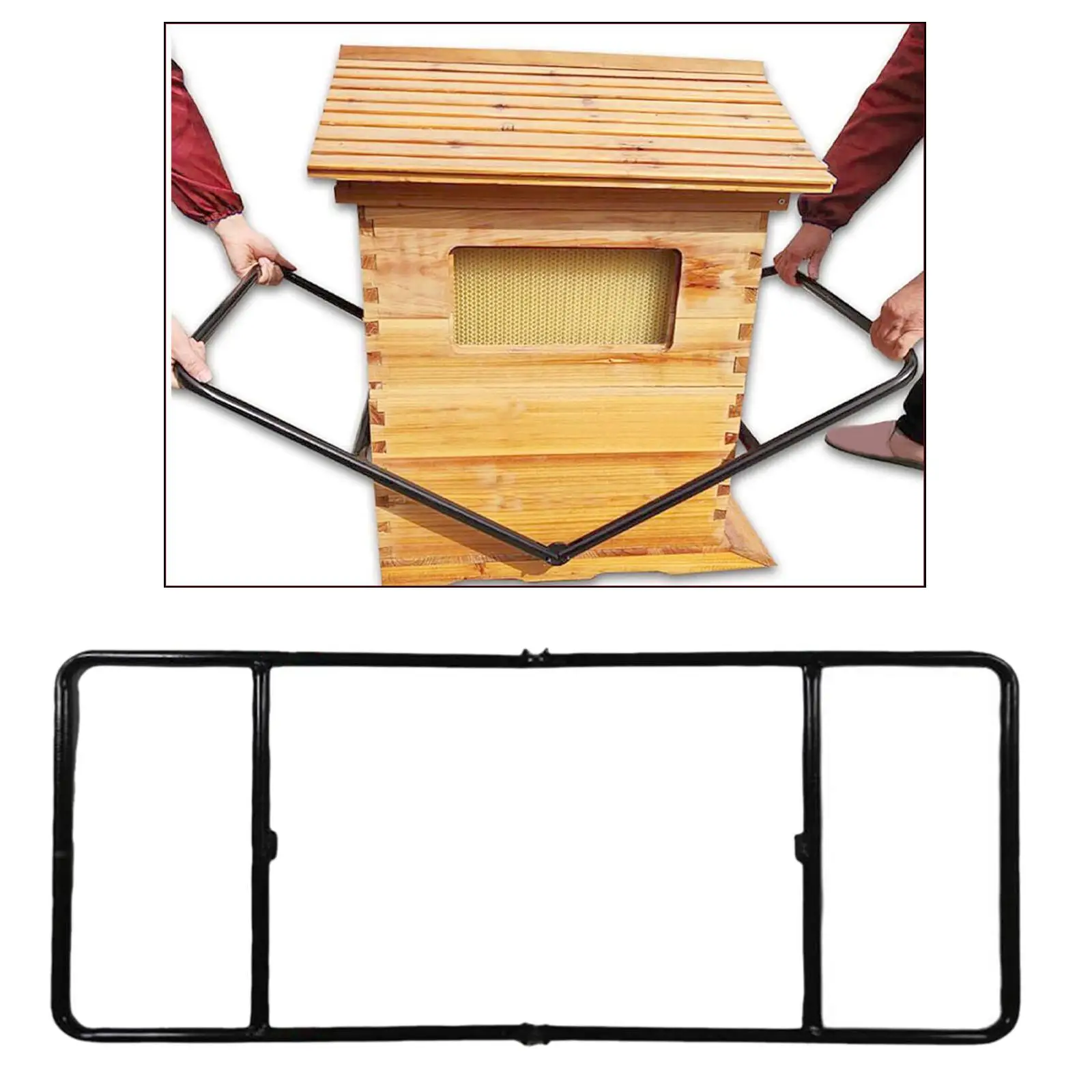 

Beekeeping Hive Mover Transfer Hive Rack Multifunctional Bee Hives Boxes Starter Set Hive Carrier for Flow Box 8 Frame 10 Frame