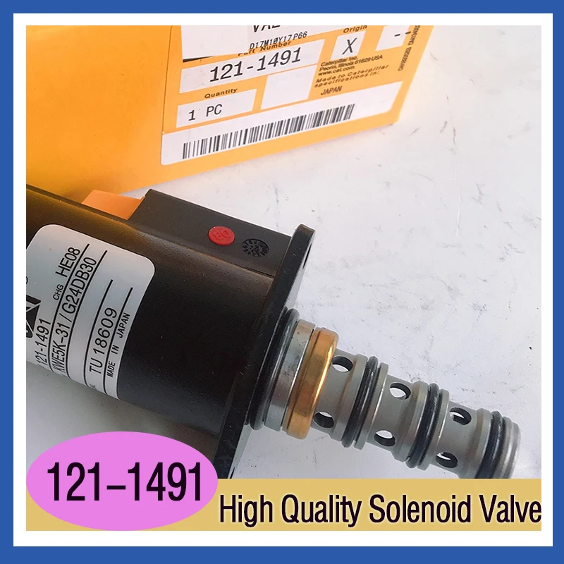 High Quality Factory Price 1211491 Solenoid Valve 121-1491 KEW5K-31/G24 SKY5/G24-D For 315C 320C 325C 330C 330D