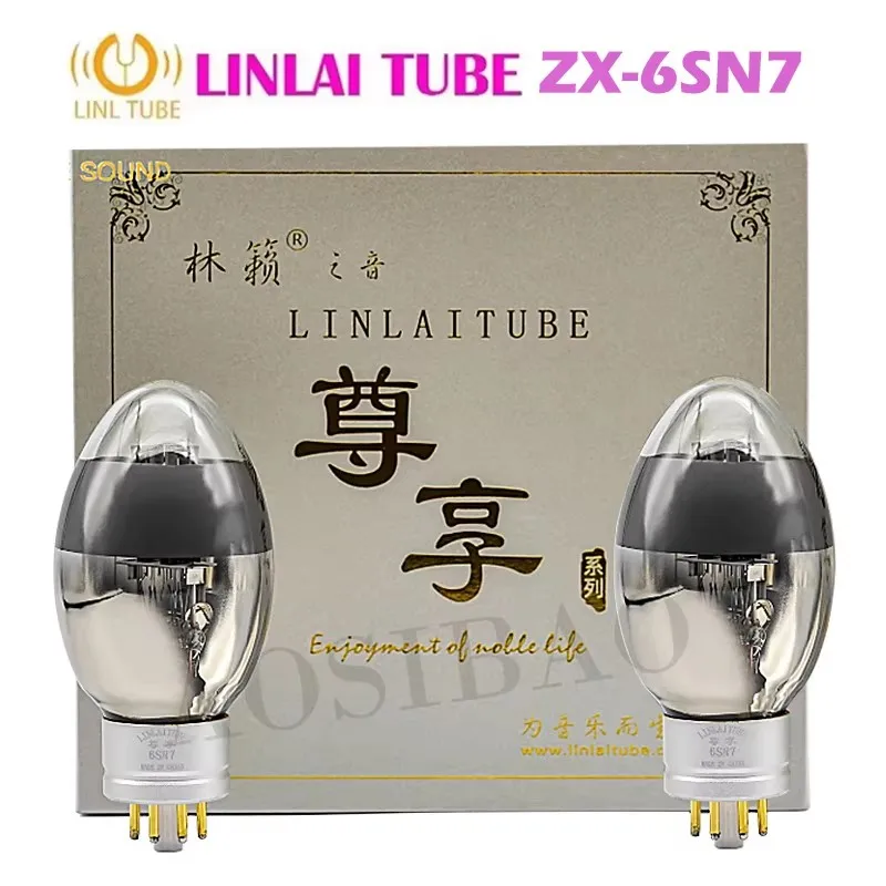 LINLAI 6SN7 ZX-6SN7 Vacuum Valve Replaces CV181 E6SN7 CV181T 6H8C 6N8P 5692 6SN7C Electronic Tube Hifi Audio Amplifier Kit DIY
