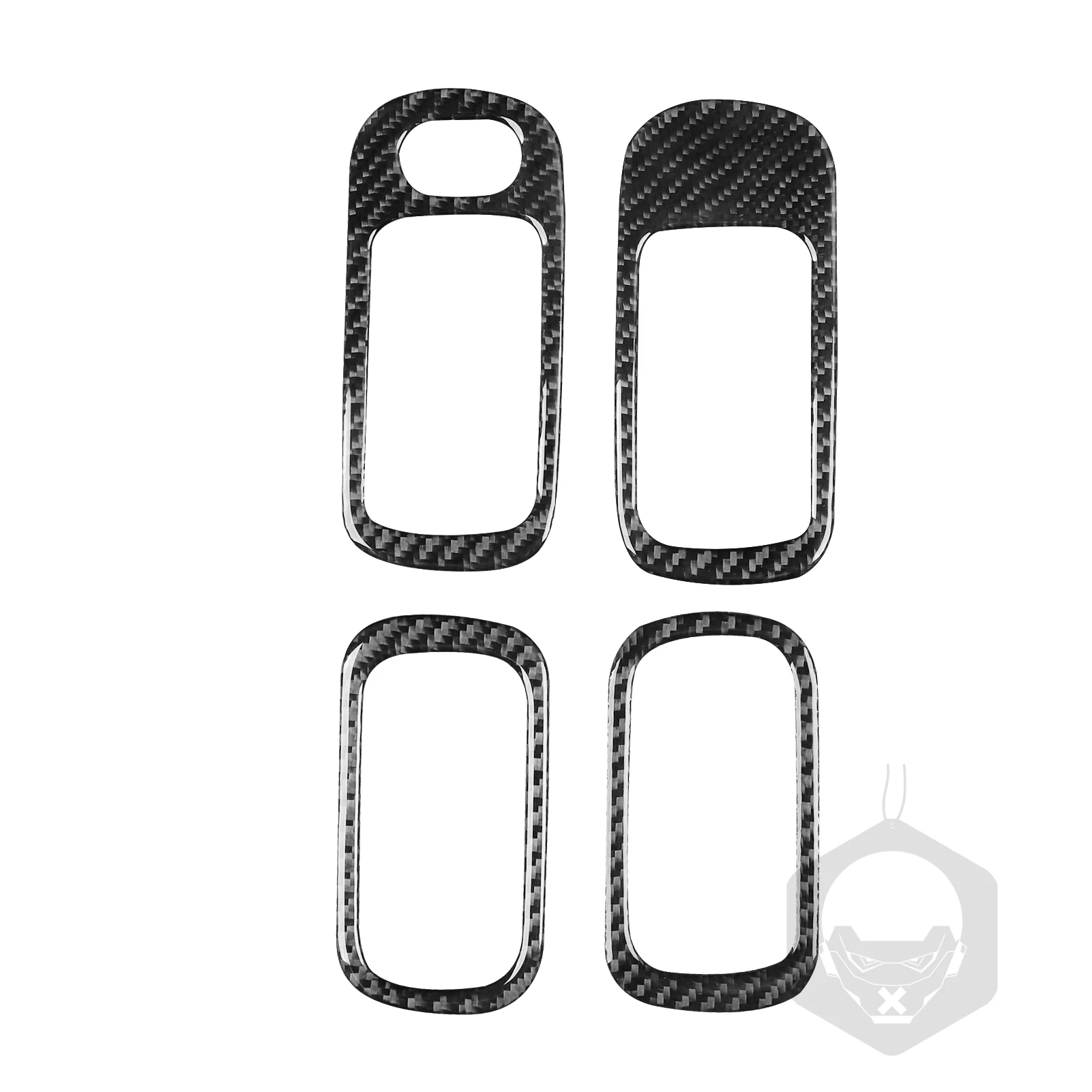 Carbon Fiber Car Accessories Door Handle Frame Modified Interior Trim Cover Sticker For Honda Civic 2001 2002 2003 2004 2005 - view 5