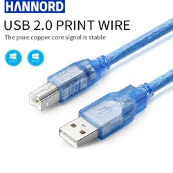 USB Printer Cable USB Type B Male to A Male USB 2.0 Cable for Canon Epson HP ZJiang Label Printer DAC USB Printer 0.5m 1m 1.5m