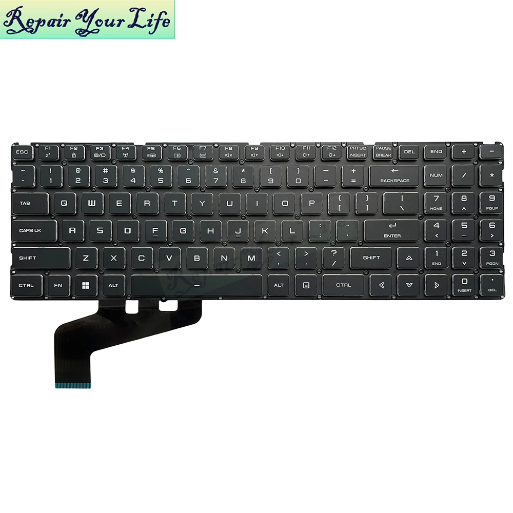 US Backlit Keyboard For MECHREVO Z3 Air Pro Z2 Air-s GM5TGEO Z3 S2 Z2 X3 AIR TFM17H33K098526 002-17H33LHB11 Backlight Teclado