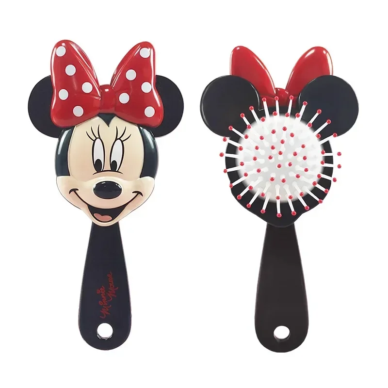 Air Cushion Massage Combs Minnie Mouse Cartoon Anime Figures Children Comb Hair Brush Hairdressing Tool Kids Gift view 2