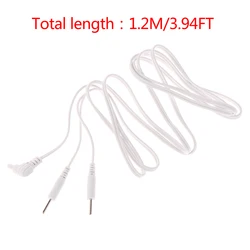 1.2M Tens Lead Wires, 2.35mm Mini-Plug To 2mm Pin Connectors, For Massager Connection Cable Massage & Relaxation 2/4Buttons