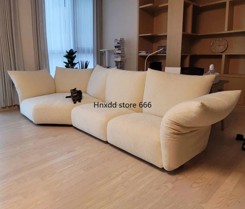 Italian high-end petal special-shaped sofa