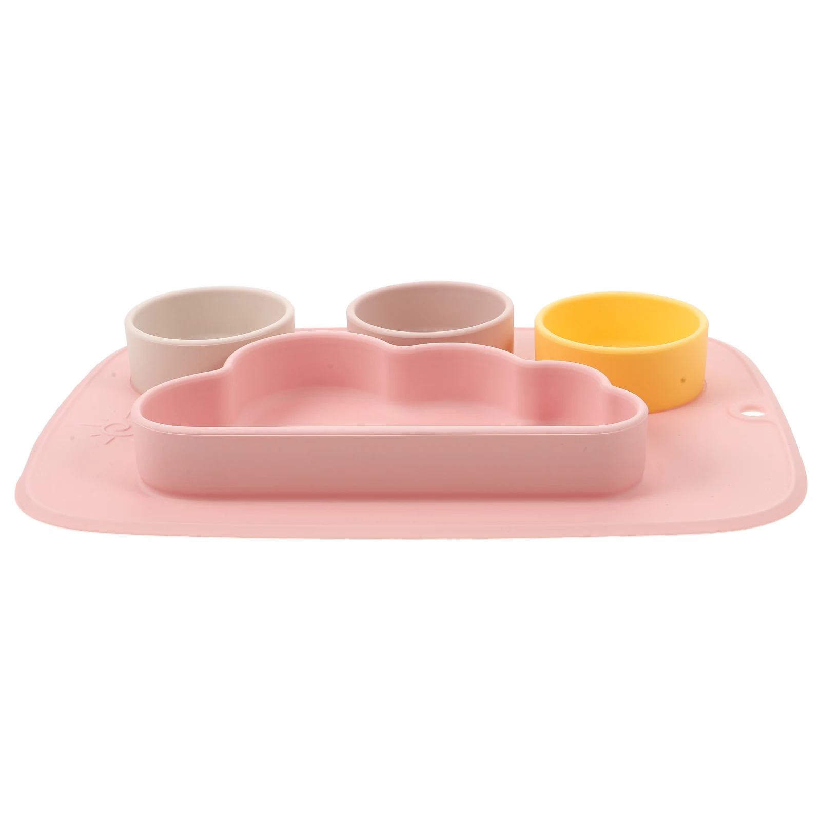 

Anti-slip Silicone Meal Plate Toddler Baby Bowls Spoons Feeding Food Microwave Safe Kids Plates Weaning Set