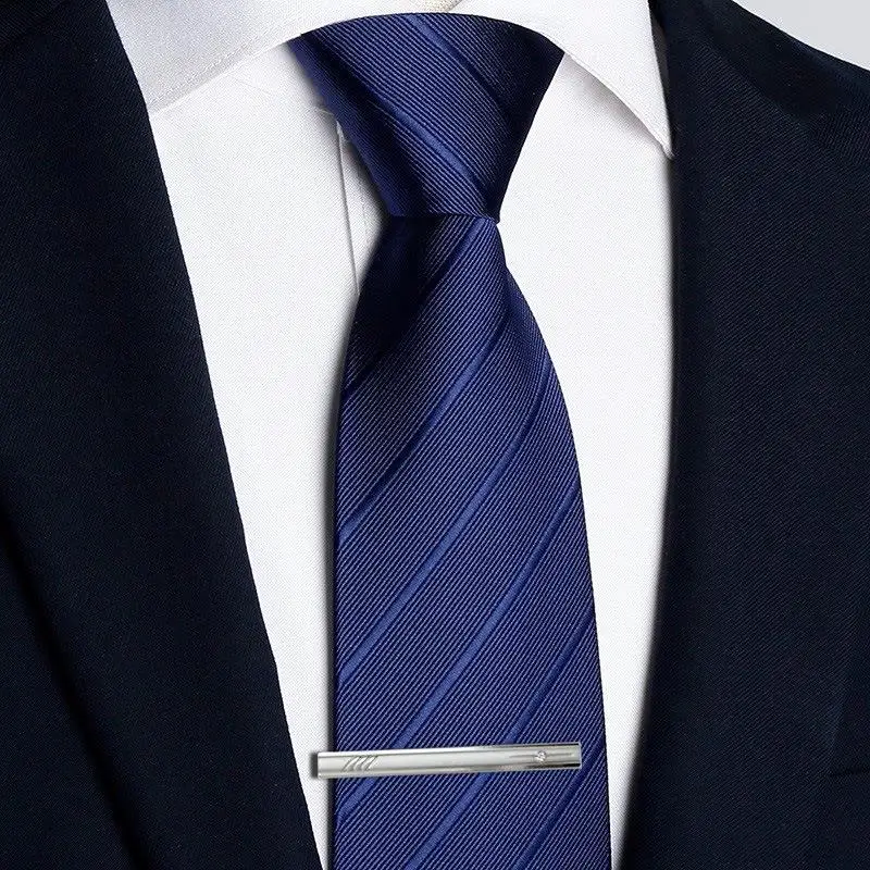 العصرية الذكور العلاقات المشبك بسيط المعادن الفضة التعادل كليب الرجال ربطة العنق بار المشبك القمصان التعادل دبوس ل الزفاف شهم كريستال التعادل دبابيس