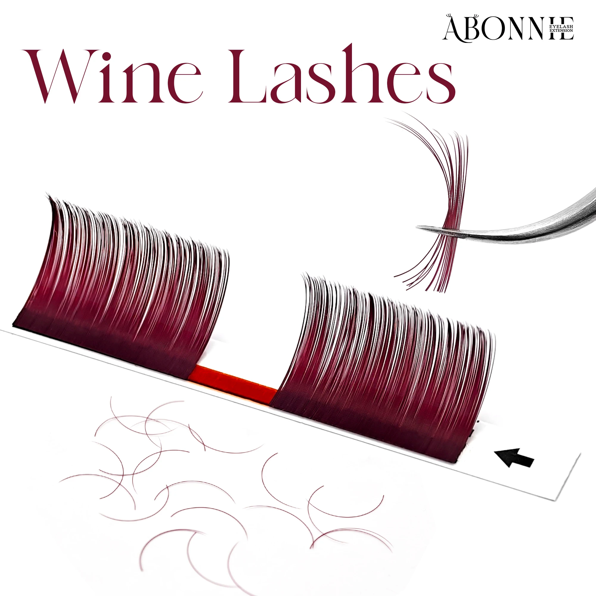 0.05 Burgundowe Rzęsy Wino Cze – Eyelash Extensions Classic recenzja i cena