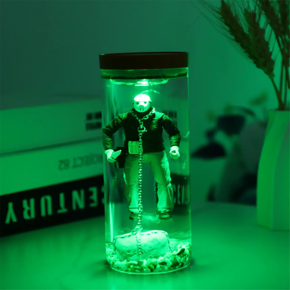 Voorhees Lamps, Voorhees Water Lamps, Horror Lamps, Horror Movie Merchandise, Horror Collectors Water Lamps