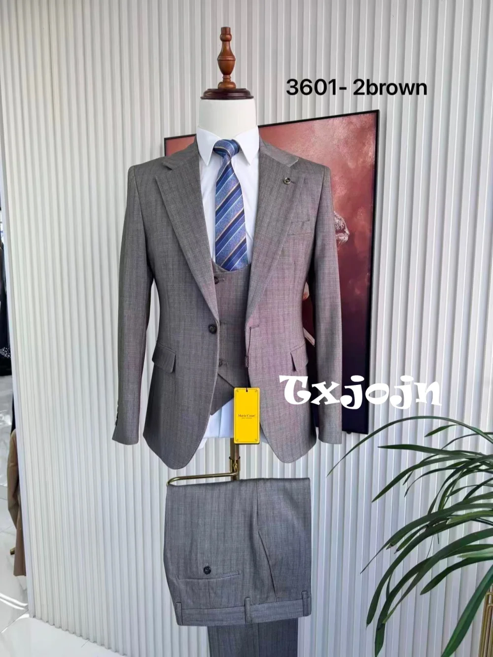 

Высококачественный мужской костюм-тройка для офиса и деловых встреч, с лацканами, мужской смокинг, костюм для выступлений, с длинными рукавами, для вечеринок