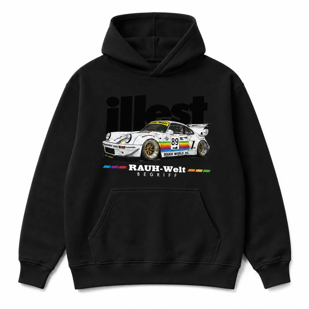 Car SMSG RWB Modified Car Autumn Winter Casual Car Men Hooded Sweatshirt Women Boys Coat Top Parent Child Kid's Cotton Hoodie