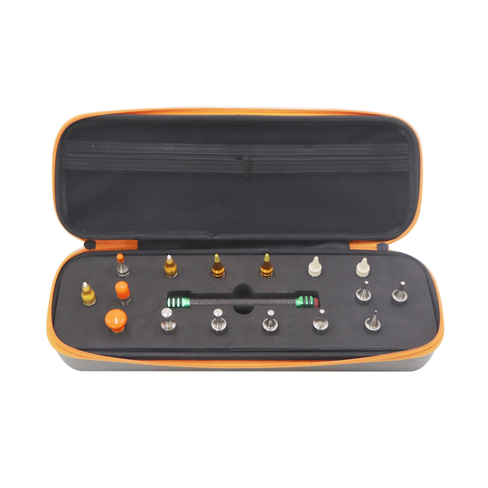 Dent Repair Tapping Pen Set Lightweight Carbon Fiber Knock Pen With Rubber/Steel/PEEK/PAI/Ceramic Tap Heads PDR Tools
