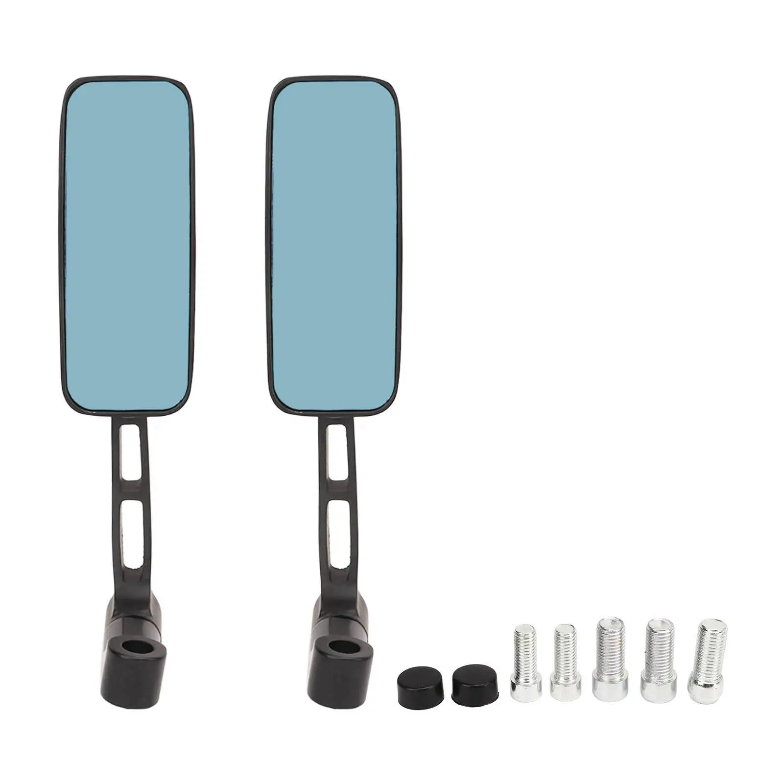 

Зеркало на крыле мотоцикла, зеркало заднего вида для мотоцикла, широкоугольное, прочное, 4,9x11,9 см, антибликовое, синее стекло для мотоциклов