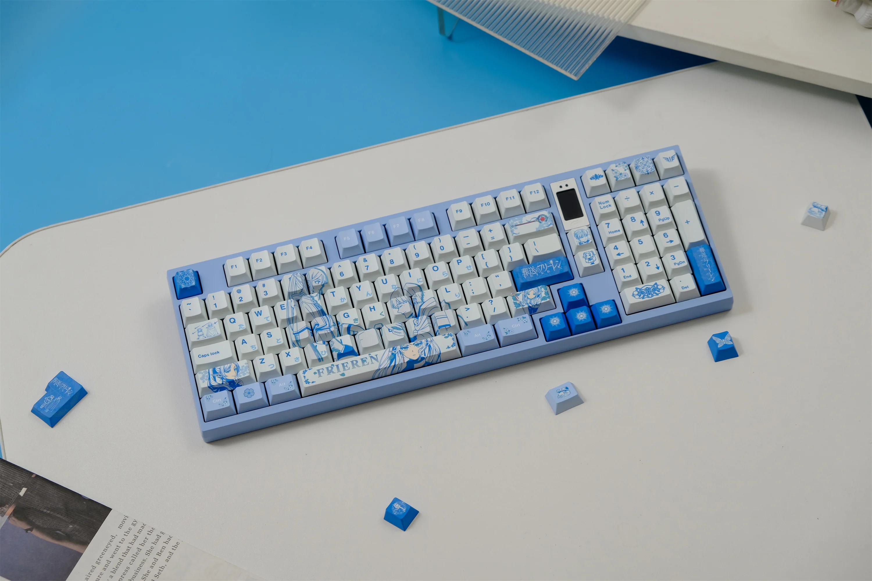 Freelian Keycaps 151 Keys PBT Material Cherry Profile DYE-SUB Keycaps For MX Switch Alice Mechanical Keyboard ISO ANSI Layout