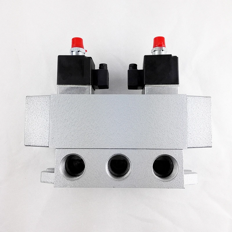 K35D2H-25 3 way 5 position Sliding column type directional valve 1inch Safety solenoid valve