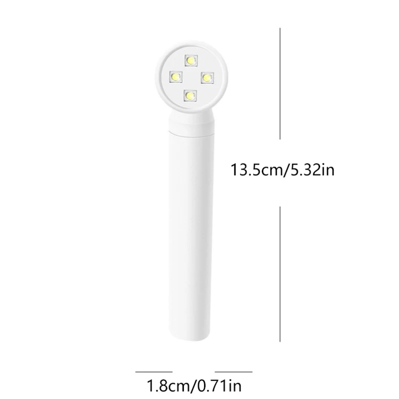 Mini lámpara secadora de uñas de mano, luz LED UV para uñas para curar todo el esmalte de Gel, recargable por USB, máquina de manicura de secado rápido, herramienta para uñas