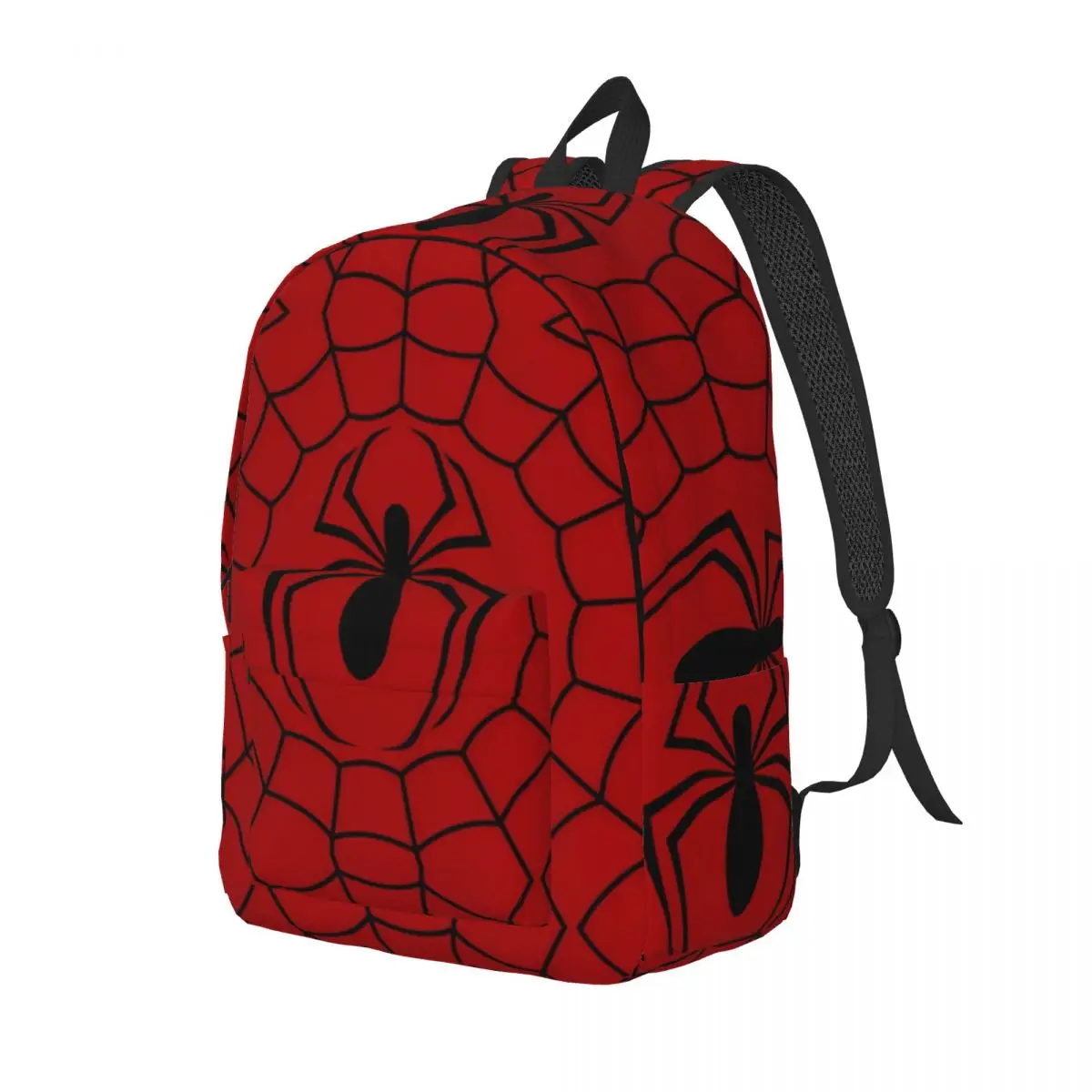 Spider Man Skinny Spider Logo Backpack Youth Print Backpacks Polyester Kawaii High School Bags Camping Designer Rucksack