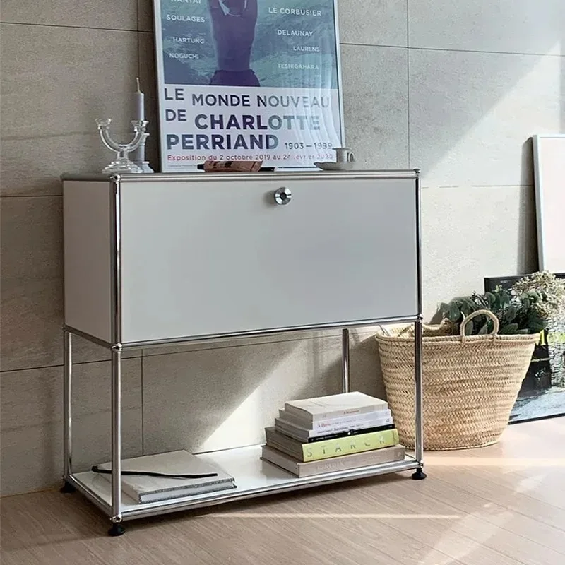 Stainless Steel TV Cabinets, Medieval Multi-layer Modular Cabinets, Retro Decorative Sideboards, Bauhaus Storage