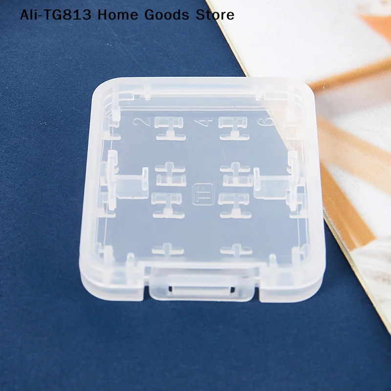 

[TG813]1Pc Transparent Protector Holder Micro Box For HC TF MS Memory Card Storage Case Plastic Boxes
