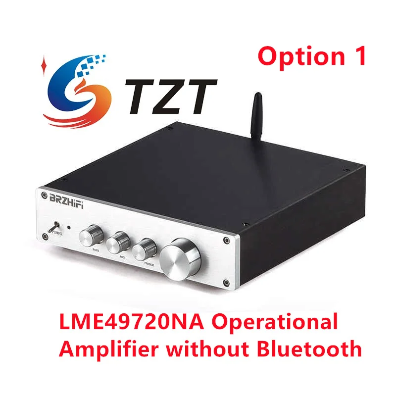 

TZT F1 Pure Class A Preamplifier Support Treble/Mid/Bass Adjustment (LME49720NA Operational Amplifier) with/without Bluetooth5.4