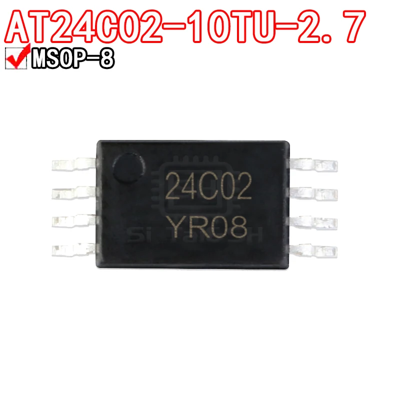 

Si Tai&SH 10PCS AT24C02-10TU-2.7 AT24C02 24C02 Patch TS Data system