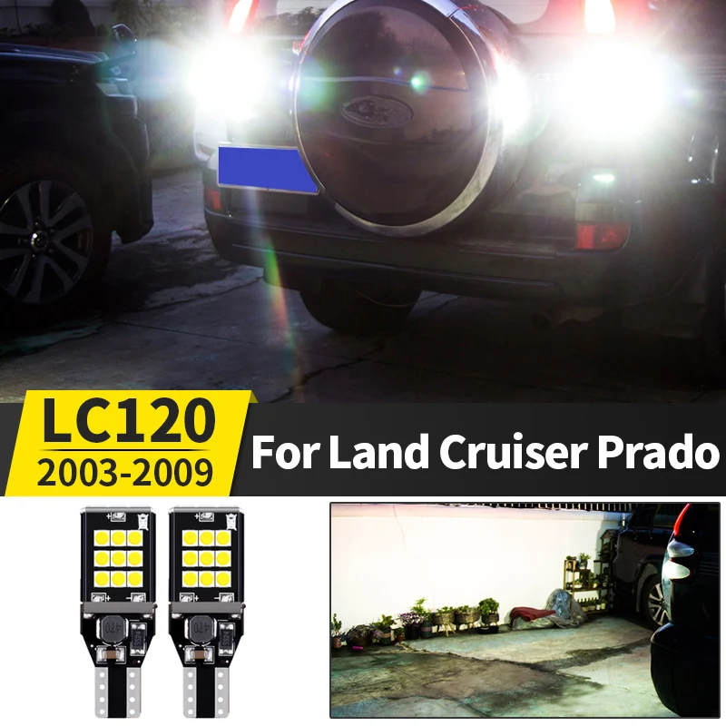 

Reversing Lamp Super Bright Tail Auxiliary Bulb for Toyota Land Cruiser Prado 120 Lc120 Fj120 2003-2009 Modification Accessories