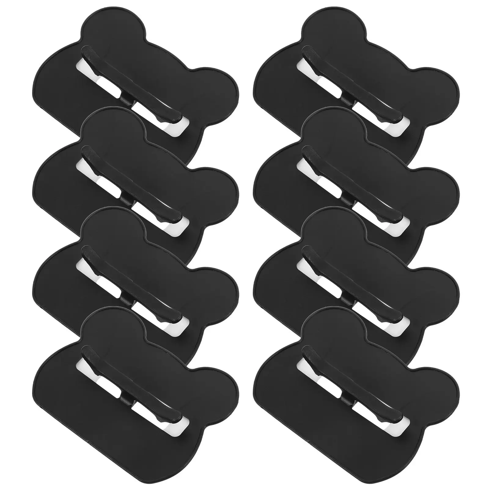 8pcs Garbage Bag Clips Trash Bin Clip Anti Slip Plastic Bag Holder Multi Functional Fixation Clamps Waste Basket Reusable