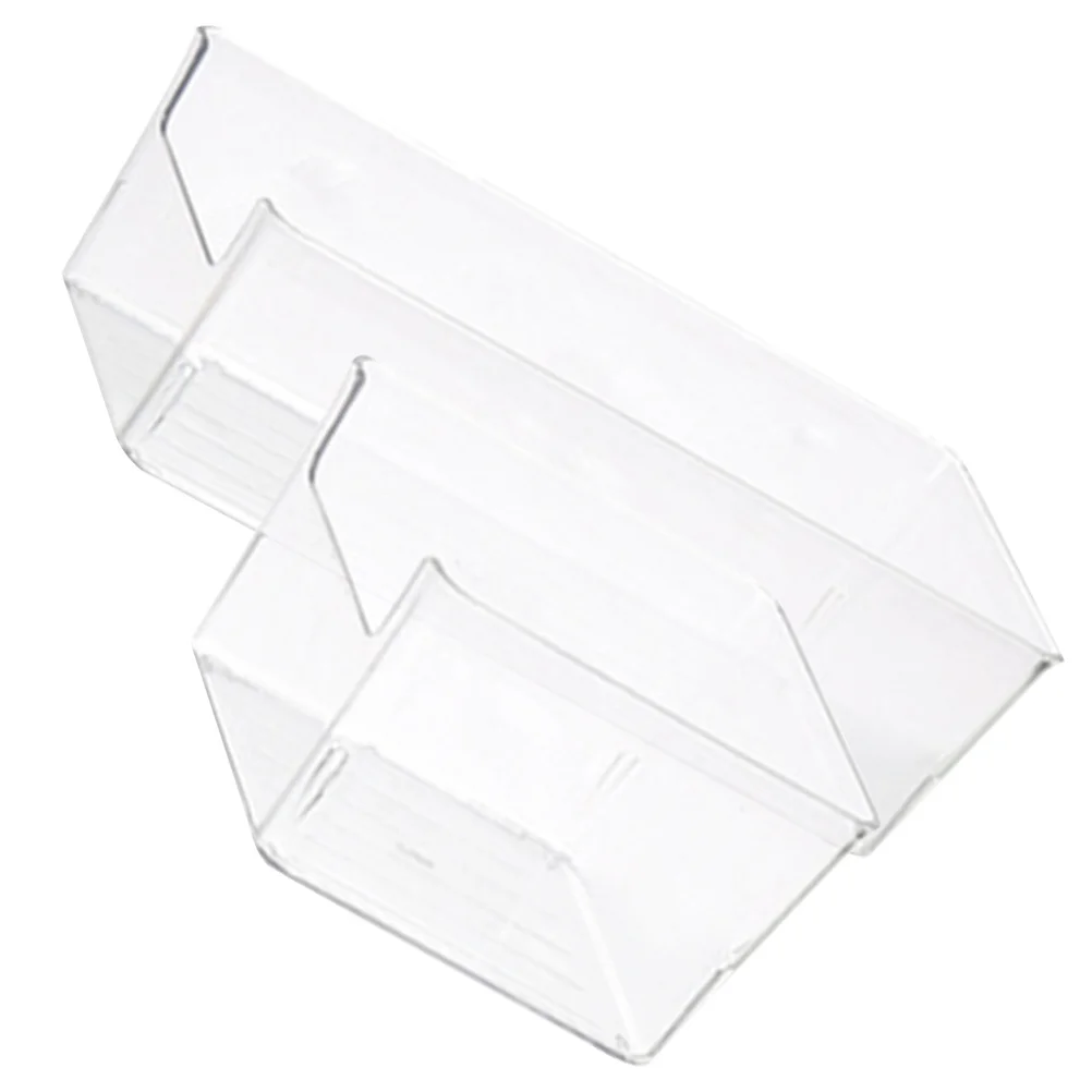 2pcs Storage Boxes Drawer Organizer Acrylic Divider For Makeup Sundries Kitchen Bathroom Office Desk Home Closet Bin