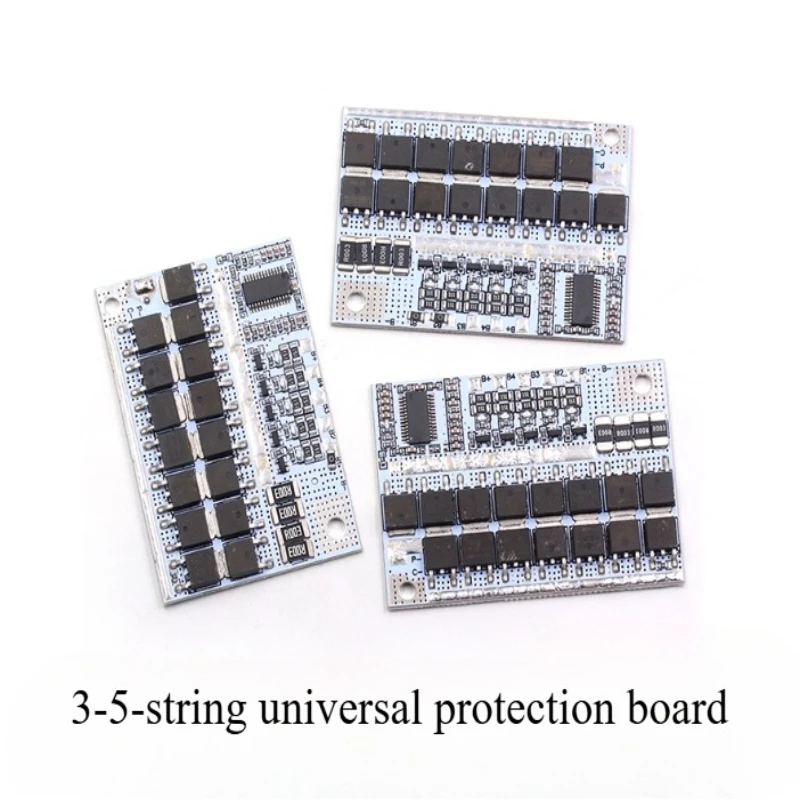 3s 4s 5s 12V lithium battery 100A ternary polymer Lithium iron phosphate battery protection board With balancing circuit