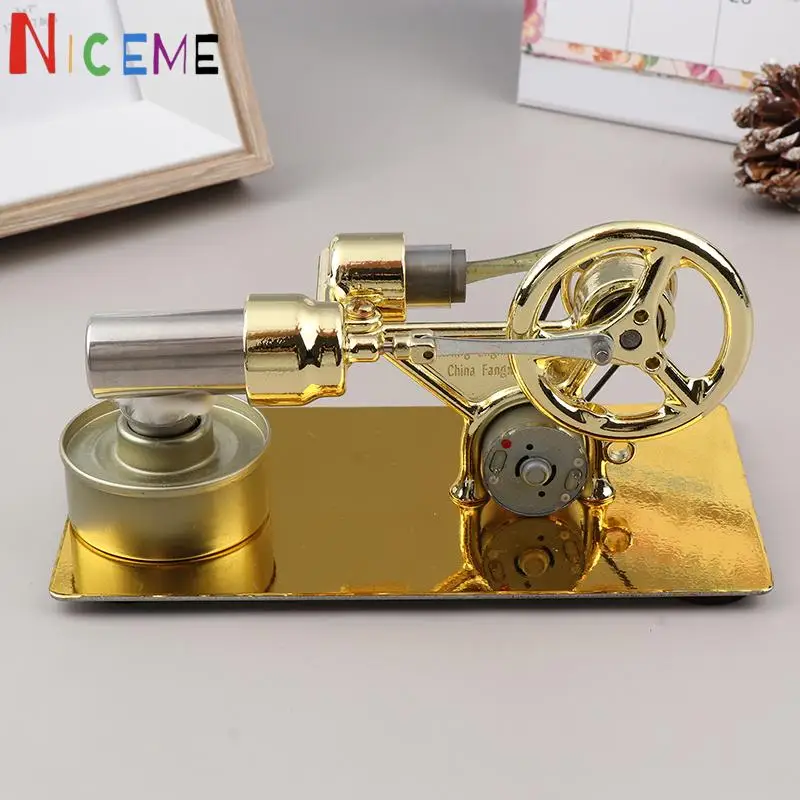 1PCS Hot Air Stirling Engine Motor Model Fluid Dynamic Physics Experimental Model Educational Science Toys