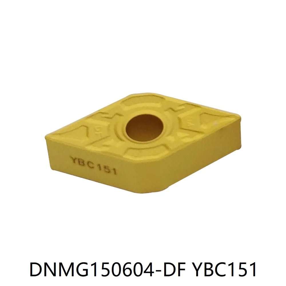 

10 шт./лот DNMG441-DF токарные пластины резак для стали ZCC DNMG 150604 -DF YBC152 YBC252 YBC151 YBC251 Типы твердосплавного сплава