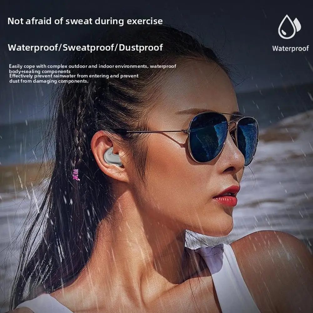 Sleep Earphones Bluetooth 5.3 Wireless Headphone Noise Reduction Hifi Stereo Earbuds Press Control Mic Headset image 4