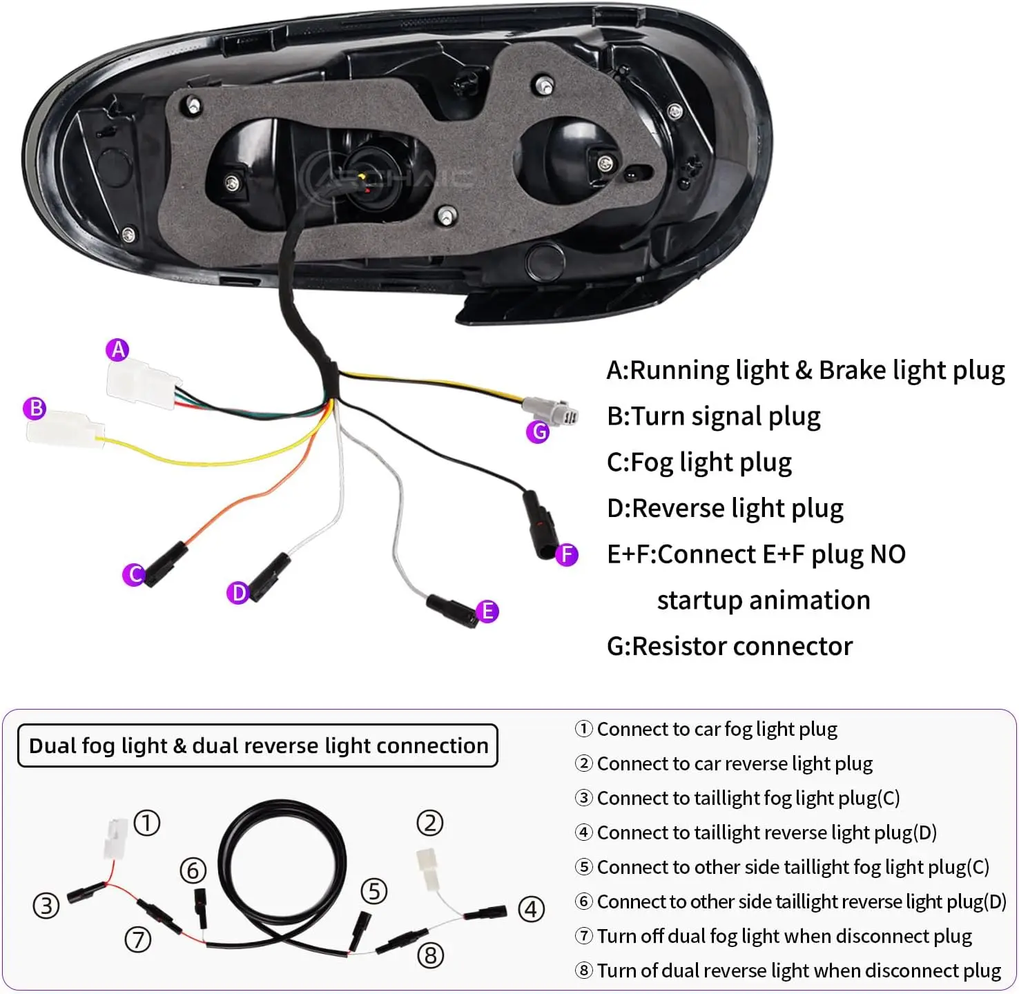 LED Tail Light for Mazda MX-5 (NC2) (NC3) 2009-2015 Start up Animation & Sequential Turn Light