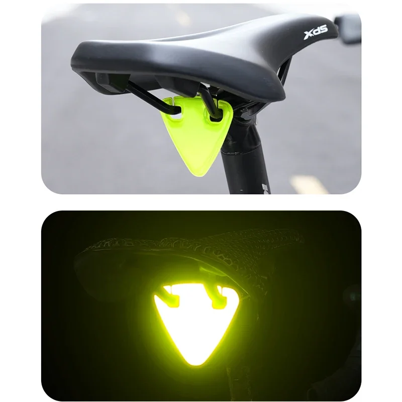 New Product Safety Warning Bicycle Reflective Card Bicycle Saddle Reflective Card Bicycle Accessories