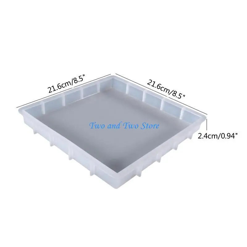 

HX6F Rectangle Square Photo Frame Ornaments Silicone Molds Suitable for Epoxy Resin Diy Craft Jewelry Making Home Decorations