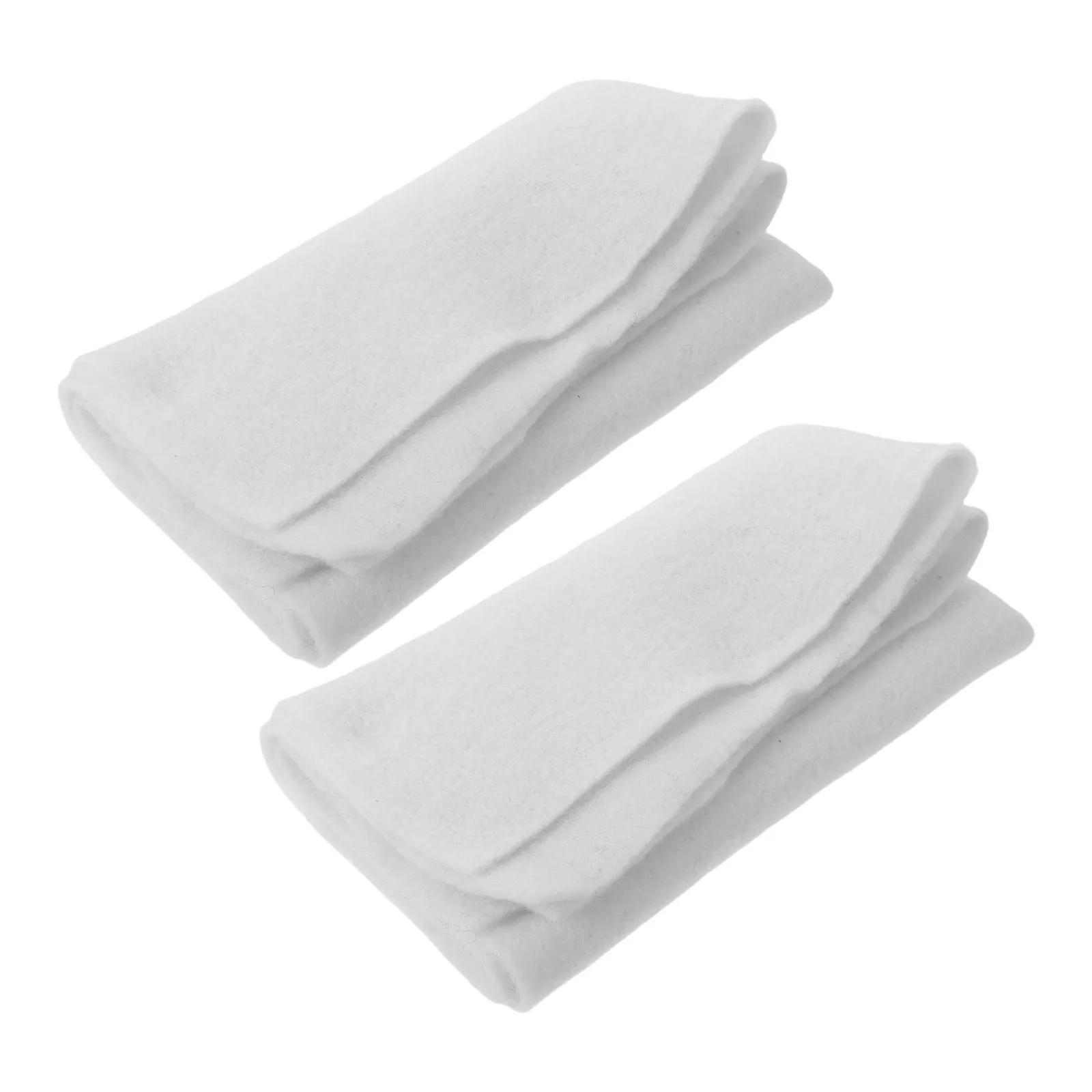 

2Pcs Wool Felt Crafting Squares Soft Craft Felt Sheets for Handmade Poking Craft Needle Felting Material Beginner Felting Set