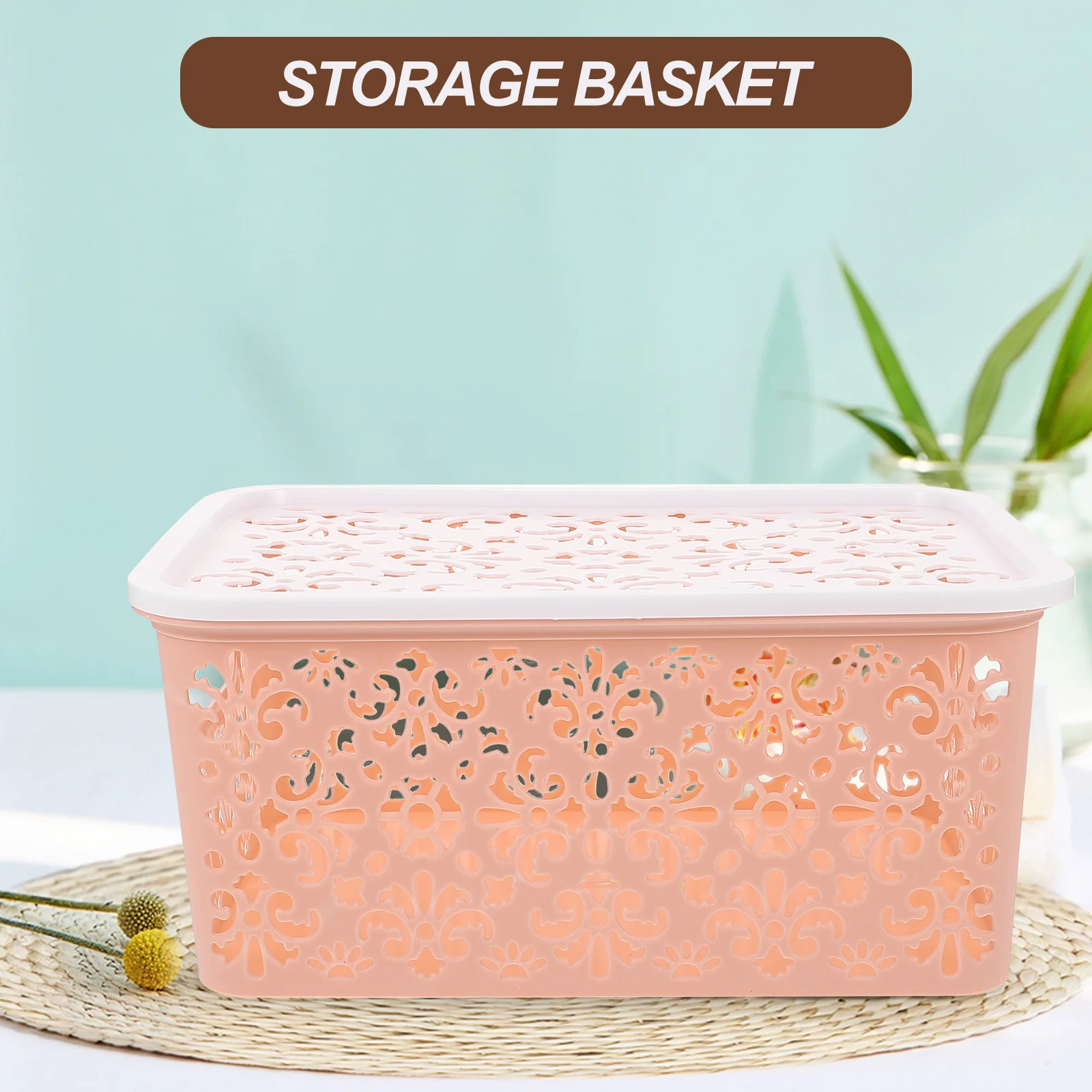 

Plastic Hollow Underwear Bra Storage Box Drawer Closet Organizers Boxes For Scarfs Socks Desktop Sundries Finishing Box